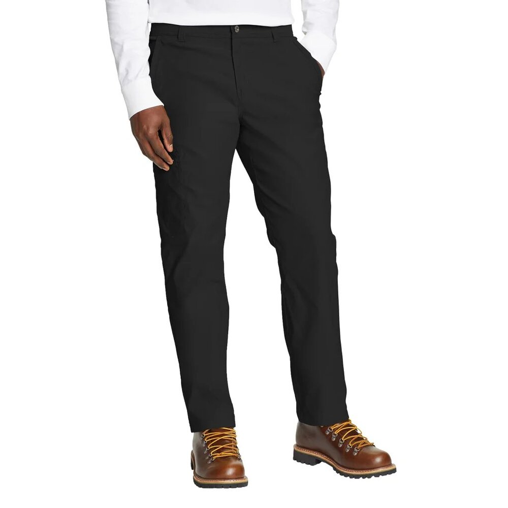 Eddie Bauer Men's Fleece-Lined Pant, Black